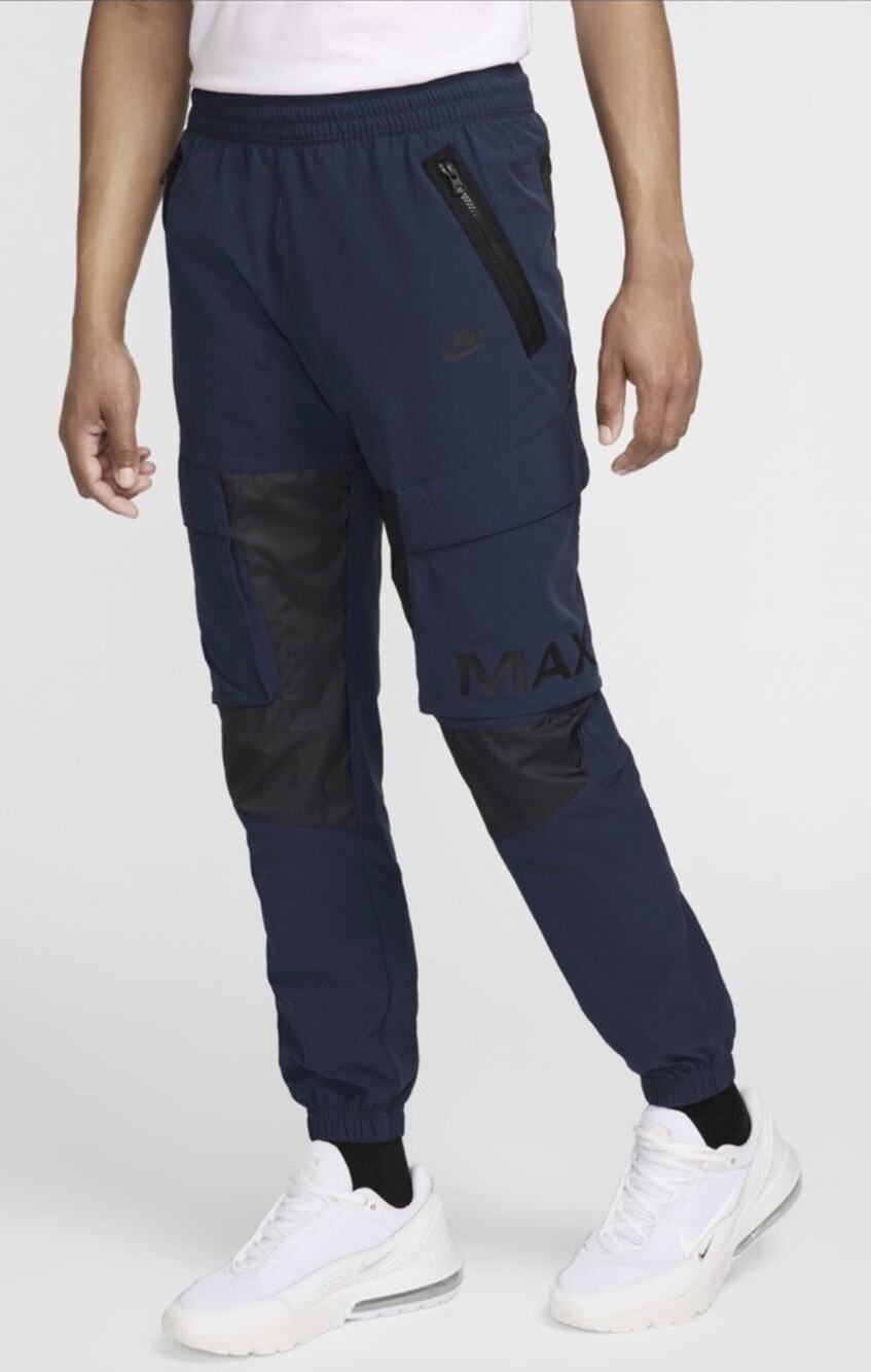 Nike Air Max Woven Cargo Pants Joggers Blue Men’s XS New